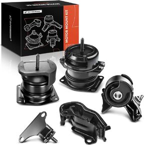 A-Premium 5PCS Engine Motor Mount and Transmission Mount Set Compatible with Acura TL 2000-2003, CL 2001-2003, 3.2L