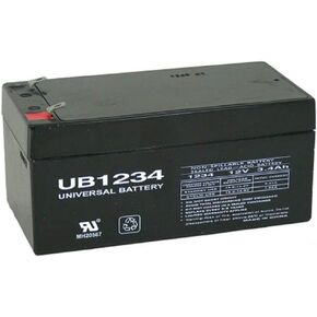Universal Power upg-ub1234 Battery 12v 3.4ah [Camera]