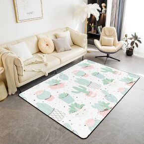 jejeloiu Musical Note Decorative Carpet Black White Music Theme Decorative Carpet Mat Decor Extra Soft Rugs for Living Room Bedroom Room Washable Area Rug 4x5s