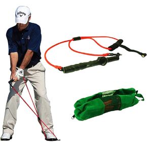 KIKIGOAL Golf Exerciser Resistance Bands Exercise Fitness or Pilates Workout Gym Sports Swing Cord