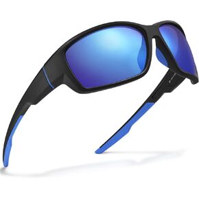 CARFIA Polarized Sport Sunglasses for Men Cycling Fishing Running Golf Baseball Glasses Unbreakable Imported TR90 Frame