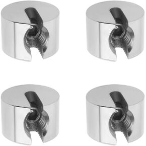 4pcs M4x2mm Wire Rope Fixing Clip Stainless Steel Stop Clamp Wire Rope Clamp Non Slip Wire Rope Cable Clamps Clamp Stopper for Tension the Rope