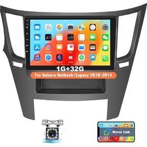 UNITOPSCI 2G+64G Android 13 Car Stereo for Subaru Outback Legacy 2010-2014 Wireless CarPlay Android Auto 9 Inch Bluetooth FM/RDS Radio HD Touchscreen GPS Navigation WiFi HiFi USB with Backup Camera