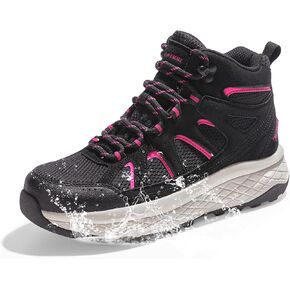 ANJOUFEMME أحذية التنزه النساء مقاوم للماء خفيفة الوزن في الهواء الطلق الرحلات التخييم درب أسود أحذية التنزه الشتاء Ankel أحذية التنزه in Kuwait