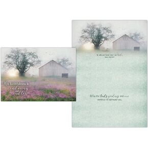 Summer Sunrise 1 Count Religious Praying for You Greeting Card, King James Version Scripture, Christian Greeting Card with Envelope