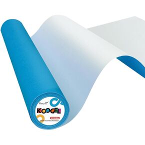 Koogel Wrapping Paper Roll, Blue Wrapping Paper Gift Wrapping Paper for Wedding, Birthday, Baby Shower, DIY Bouquet (17 Inches X32.8 Feet)