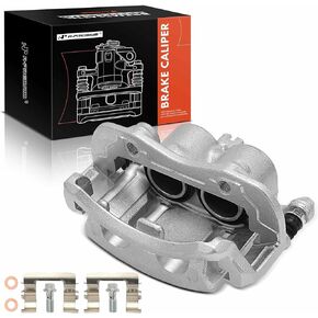 A-Premium Disc Brake Caliper Assembly with Bracket Compatible with Select Nissan Models - Xterra 2000-2004, Frontier 2003-2004, 2.4L 3.3L - Front Left Driver Side