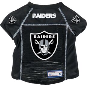 Littlearth للجنسين للبالغين من الدوري الوطني لكرة القدم الأمريكية Oakland Raiders Basic Pet Jersey، لون الفريق، متوسط in Saudi Arabia
