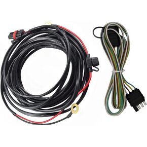 Vehicle Wiring Harness for Bruno ASL-250 ASL-275 Out-Sider, Battery to Lift Wire + 4 Pin Adapter