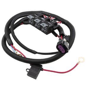 Dual Electric Fan Upgrade Wiring Harness Fits 1999– 2006 Truck SUV Replace 7L5533A226T Control Cooling Fan Wire Harness Kit
