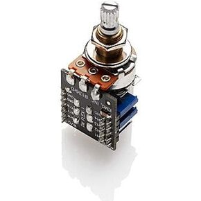 EMG Push/Pull Pot Solderless Potentiometer, Split Short Shaft