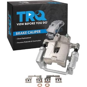 TRQ Rear Left Brake Caliper w/Bracket Drivers Side Compatible with 2005-2018 Chrysler 300 2009-2016 Dodge Challenger 2006-2016 Charger 2005-2008 Magnum