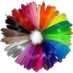 3D Printing Pen Filament - PLA Refills for 3D Print, 20 Bundles, 20 Colors, 16 Feet Each - Ideal for Art, Crafts, Doodler to Create - is Great Birthday and Christmas Gifts for Kids