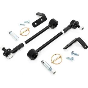 Front Adjustable Quicker Disconnect Sway bar links Compatible With Wrangler JK 2007-2018 3.5-6" Lift