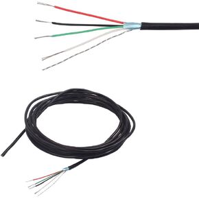 4 Conductor Shielded Wire Guitar Circuit Hookup Wire Wiring Pickup Cable Gray… (Gray)