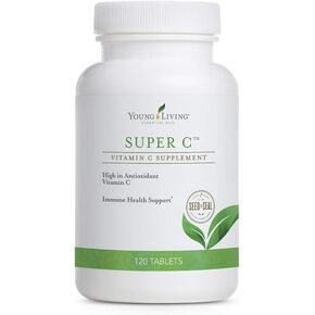 Super C Tablets - 120 ct by Young Living Essential Oils - Vitamin C - Supports Respiratory - Antioxidant Boost- Immune Function - Defense System - Minerals