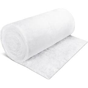 Landical 15 Yards Polyester Batting Upholstery Quilt Batting 36 Inch Wide by The Roll Batting Fabric Multipurpose Upholstery Grade Padding Polyester Wadding Supplies for Sofa Couch Pillow Crafts