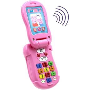 Peppa Pig PP06 Peppa's Flip & Learn Toy Phone for Kids-Interactive Learning and Child Development, Colours and Number Recognition and Communication, 3+ Years, Single, Multi