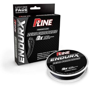 P-Line EndurX No Fade Braid 300 Yard Midnight Black, PEBG-300-10