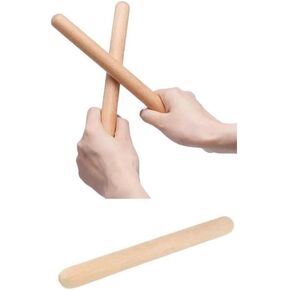 Premium Wooden Rhythm Sticks for Kids - Set of 8 Musical Sticks for Music Education and Creative Expression - Lummi Sticks Musical Instruments Ideal for Kids