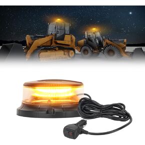 SUPAREE LED Beacon Strobe Lights for Trucks Emergency Roof Top Strobe Light for Vehicles, LED Warning Beacon Flashing Lights for Construction Cars Trucks ATV UTV (Amber/White) in Kuwait
