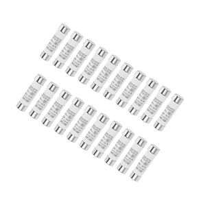 uxcell Ceramic Cartridge Fuses 10A 500V 10x38mm Fast Blow Replacement for Stereo Alarm Amplifier Ceramic Fuses 20pcs