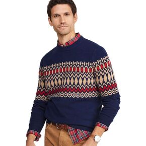 vineyard vines Men's Heritage Fairisle Crew