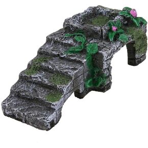Multifunctional Turtle Reptile Climbing Ladder Basking Platform Resin Fish Tank Ornaments Amphibians Reptile Resting Tortoise Climbing Platform