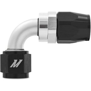 Mishimoto MMFT-SW-10-90 -10AN Braided Line Fitting, 90 Degree, Black