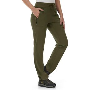 Rdruko Women's Hiking Pants Quick Dry Lightweight Water Resistant Outdoor Pants Athletic Joggers with Zipper Pockets