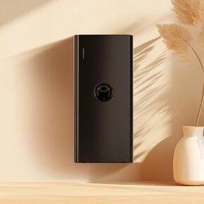 ماكينة هواء معطرة للمنزل، موزع روائح لاسيدول بدون ماء مع هواء بارد تيك، موزع روائح مجموعة الفنادق، سعة 120 مل، تغطية 800 قدم مربع للمنزل، المكتب، المنتجعات الصحية، السيارة، تعمل بالبطارية والتوصيل (أسود) in Kuwait