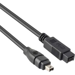 CREATOR DV to Firewire 1394b 800 to 400 Adapter Cable Firewire IEEE 9 Pin Male to 4 Pin Male Cable for PC,Printer, Scanner, Digital Cameras, SLR - 6ft