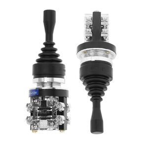 Momentary Joystick Switch, 4 Position 4NO Spring Return Momentary Joy Stick Joystick Switch Replacement for HKAI-41Z04 for Magnetic Starters, Contactors and Relays