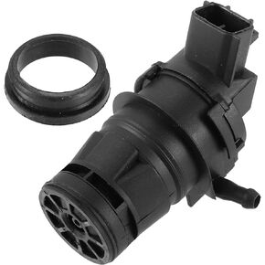 ACROPIX Windshield Washer Motor Pump with Grommet for Toyota 4Runner - Pack of 1 Black