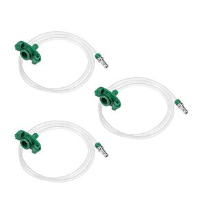uxcell Air Tube 50cc Glue Adhesive Dispenser Syringes Connector Adapter for Industrial 3 Pcs