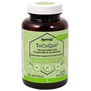 Vitacost Synergy ToCoQ10 with BioPerine 100 Milligram - 120 Softgels