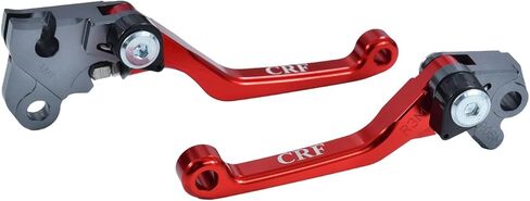 Motorcycle CNC Aluminum Brake Clutch Lever Handle Pivot for crf150f crf230f crf 150f 230f 2003-2019 crf250f 2019-2023 Pit Dirt Bike Red in Kuwait