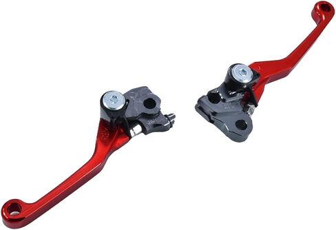 Motorcycle CNC Aluminum Brake Clutch Lever Handle Pivot for crf250r 2007-2022 crf450r 2007-2020 crf250rx 2019-2022 crf450rx 2017-2020 Pit Dirt Bikes Red in Kuwait
