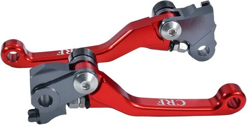 Motorcycle CNC Aluminum Brake Clutch Lever Handle Pivot for crf250r 2007-2022 crf450r 2007-2020 crf250rx 2019-2022 crf450rx 2017-2020 Pit Dirt Bikes Red in Kuwait