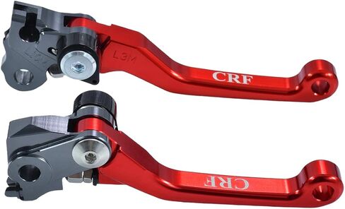 Motorcycle CNC Aluminum Brake Clutch Lever Handle Pivot for crf250r 2007-2022 crf450r 2007-2020 crf250rx 2019-2022 crf450rx 2017-2020 Pit Dirt Bikes Red in Kuwait
