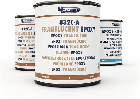 MG Chemicals 832C Translucent Epoxy Encapsulating and Potting Compound for Electronics, 2-Part 0.67 Gallon Kit in Saudi Arabia