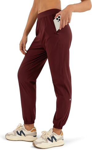 YUNOGA Joggers for Women with Pockets Lightweight Athletic Workout Sport Track Pants Comfy Yoga Running Pants in Saudi Arabia