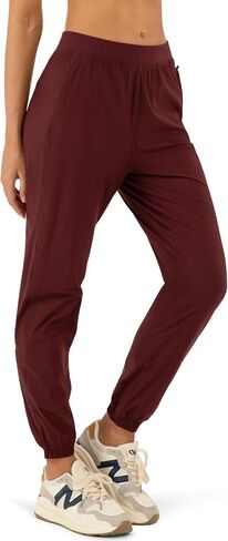 YUNOGA Joggers for Women with Pockets Lightweight Athletic Workout Sport Track Pants Comfy Yoga Running Pants in Saudi Arabia