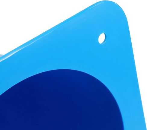 مخاريط المرور، 5 عبوات من مخاريط تدريب كرة القدم البلاستيكية مقاس 18 بوصة من SEHOI، مخاريط السلامة المرورية، مخاريط وقوف السيارات الآمنة على الطرق للأنشطة الرياضية الخارجية والمناسبات الاحتفالية، أزرق in Kuwait