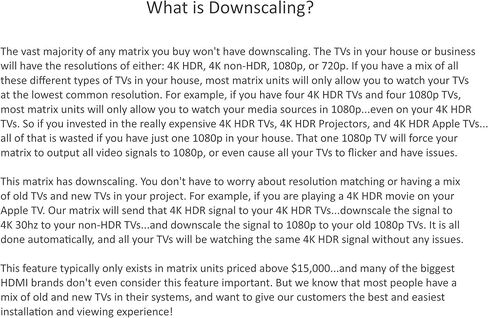 8x16 8x8 HDR 18GBPS HDbaseT 4K Matrix Switcher ARC Downscaling 16x16 مع 8 أجهزة استقبال HDMI 2.0a 2.0 CAT6 CAT5e HDMI HDCP2.2 توجيه SPDIF Audio CONTROL4 Savant Home Automation in Kuwait