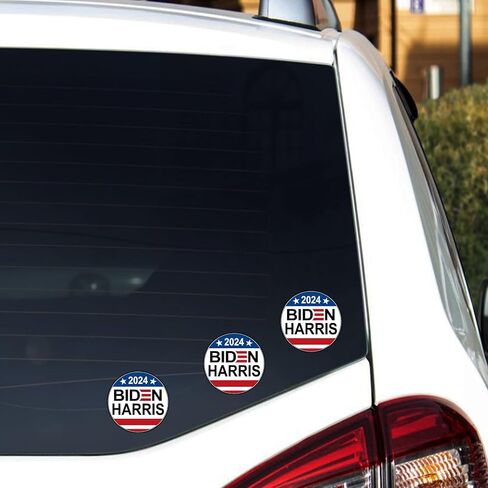 100 قطعة بايدن هاريس 2024 ملصقات الانتخابات والشارات لسيارة الدراجات النارية الخوذات نافذة الكمبيوتر المحمول ديكور مقاوم للماء 3x3 بوصة in Kuwait