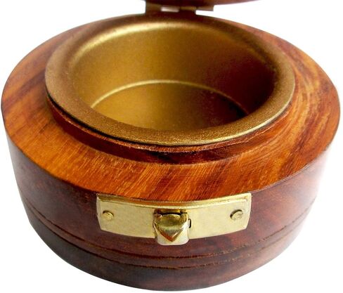 Handmade Wooden Classic Pyramid Design Incense Cone Dhoop Burner Holder with Top Cone Shape Incense Burner Box in Saudi Arabia