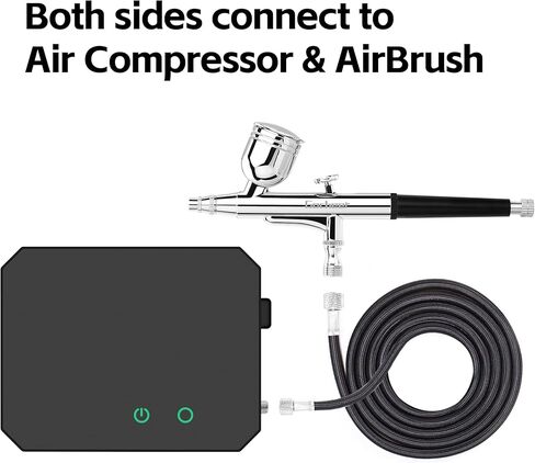 خرطوم البخاخة المضفر من النايلون الفاخر بطول 6 أقدام مع تركيبات قياسية مقاس 1/8 بوصة على كلا الطرفين in Kuwait