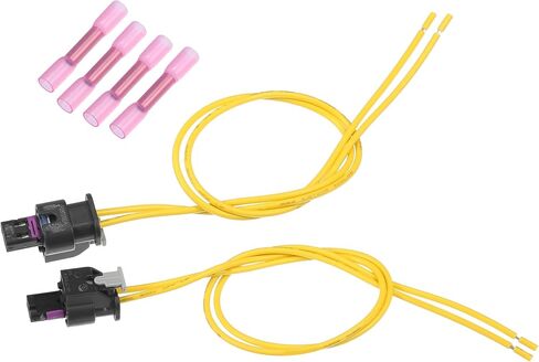 uxcell 1 Set Side Marker Light Pigtail Connector Wires No.68213844AD/68213845AD for Chrysler 300 2015-2022 in Saudi Arabia