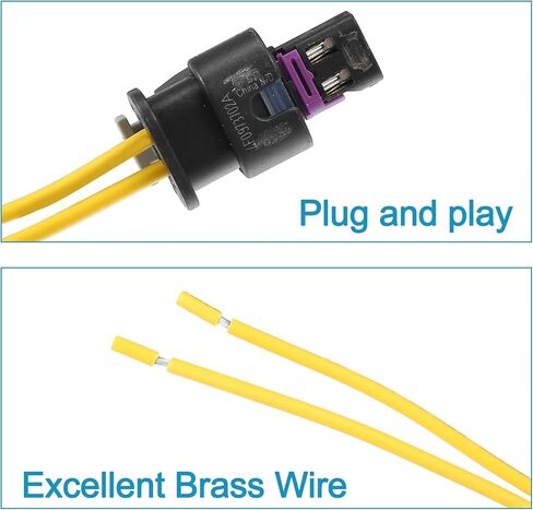 uxcell 1 Set Side Marker Light Pigtail Connector Wires No.68213844AD/68213845AD for Chrysler 300 2015-2022 in Saudi Arabia
